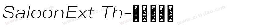 SaloonExt Th字体转换